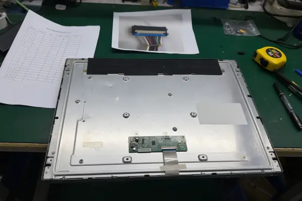 ATM monitor replacement procurement checklist ATM monitor replacement checklist with part number and connector photos