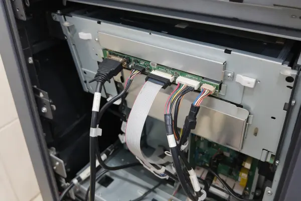 ATM monitor replacement electrical compatibility ATM monitor replacement electrical interface and cable connector review