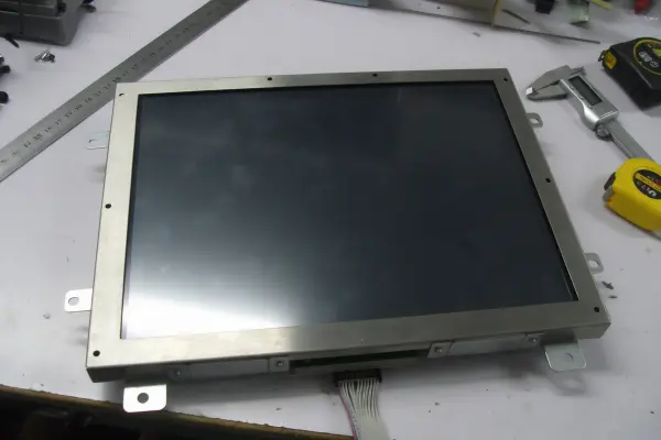ATM monitor replacement mechanical fit inspection ATM monitor replacement mechanical dimensions and mounting holes