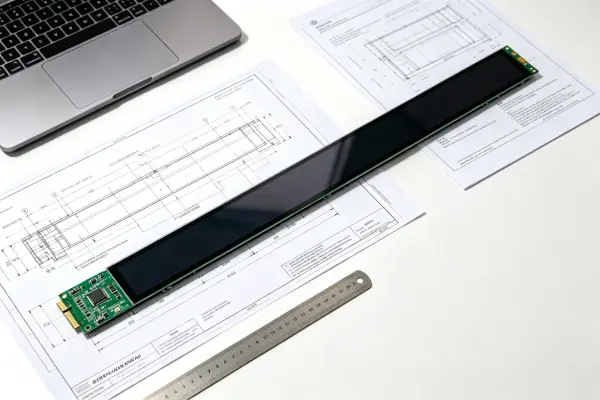 Custom OEM stretched LCD displays inquiry package with drawings and interface requirements