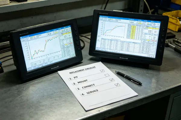 Industrial monitor datasheet replacement compatibility checklist