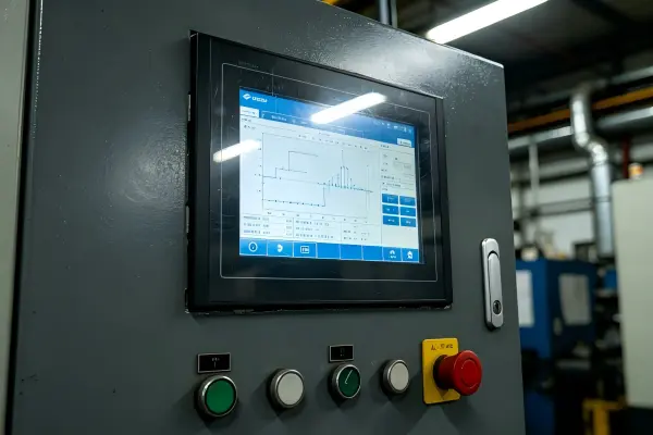 Panel Mount Industrial Display Integration Panel mount industrial monitor installed through machine front enclosure