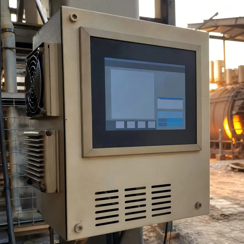 Industrial LCD temperature limitations and cooling design Industrial LCD display with enclosure thermal management in high temperature environment