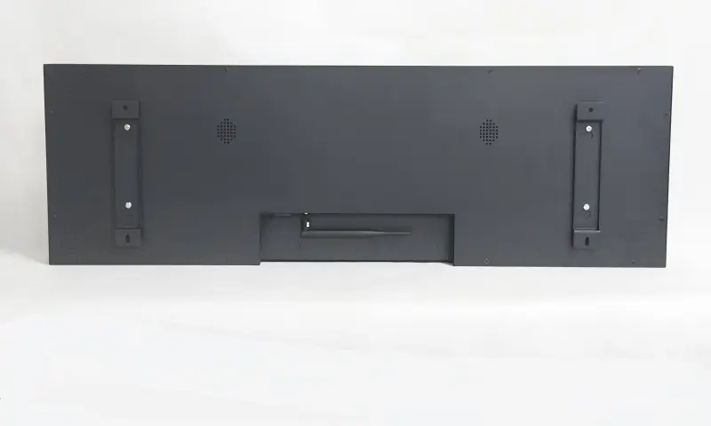 Ultra wide monitor installation drawing dimensions Ultra wide monitor cutout outer dimensions and mounting space