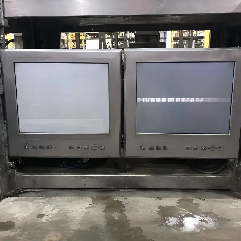 Industrial LCD image retention compared with moving ghost image