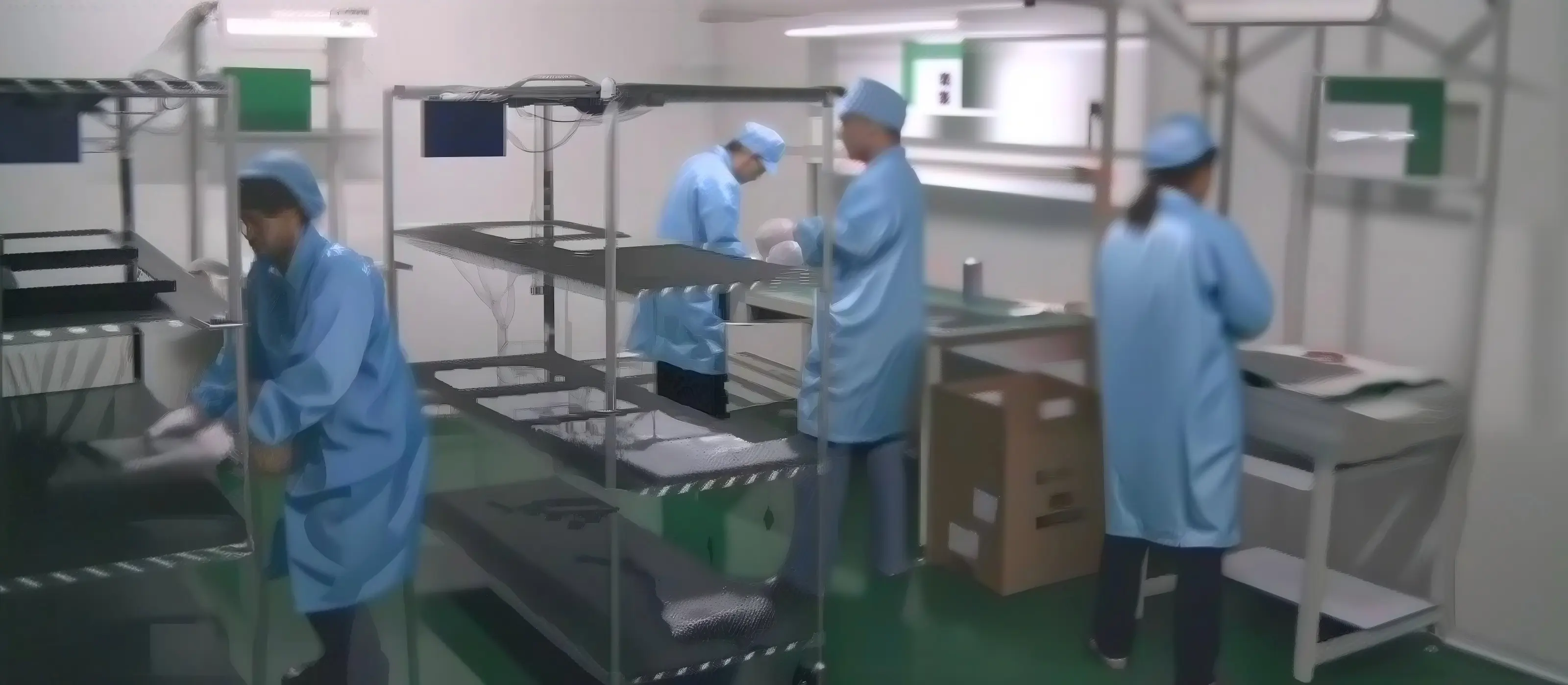 Aplus LCD assembly line