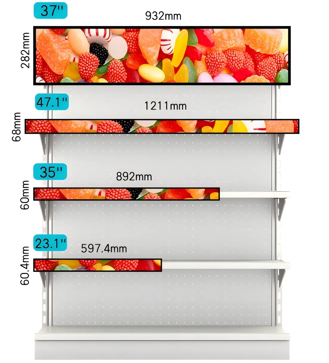 Stretched Bar LCD Display thumbnail 3